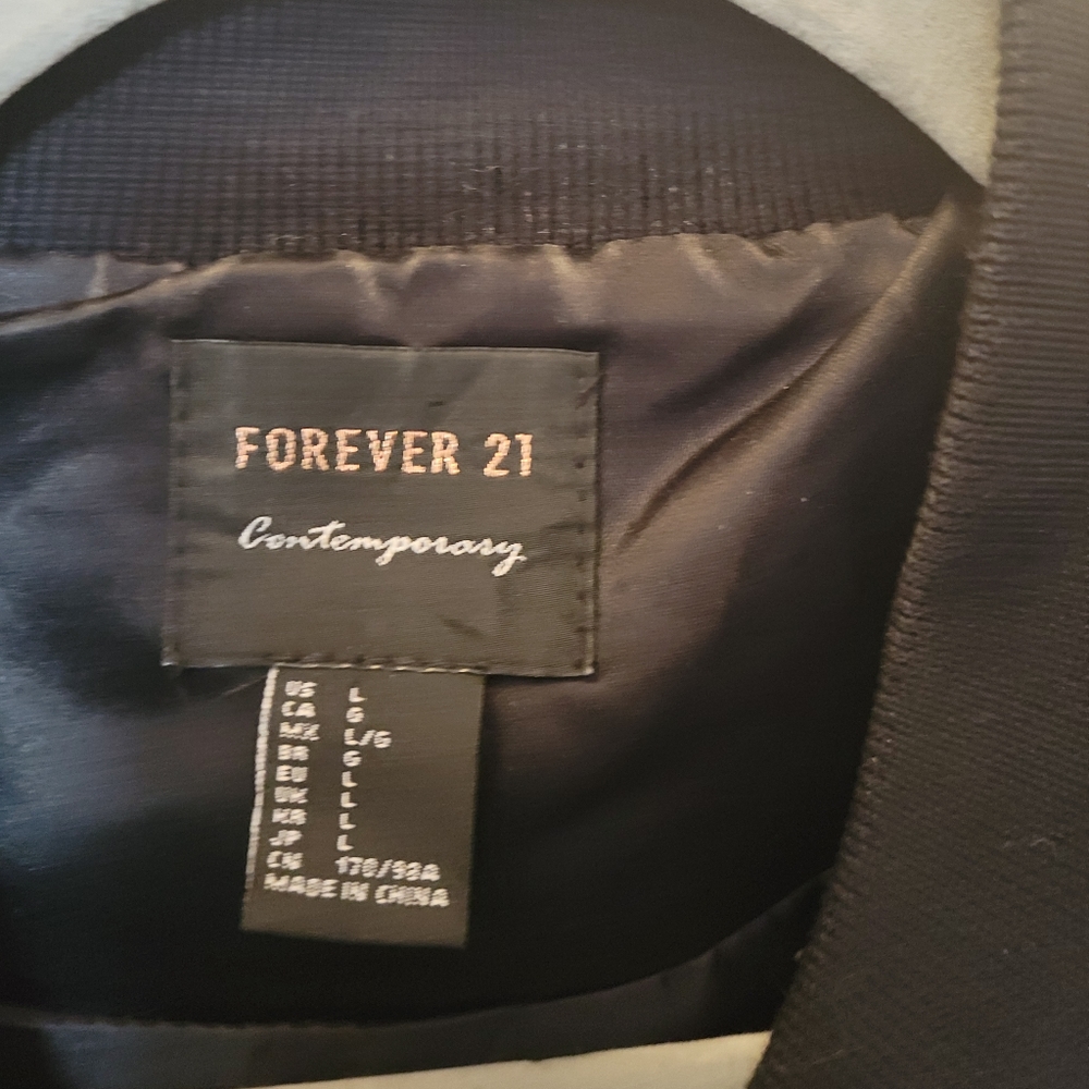 Embroidered Polyester Bomber Jacket - Picture 3 of 3